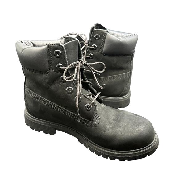 Timberland Women’s Waterproof Leather Ankle Boots Box Included Black Size 8M - Picture 2 of 9